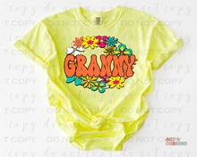 Load image into Gallery viewer, Retro Floral Name/Title Personalized DTF Transfer
