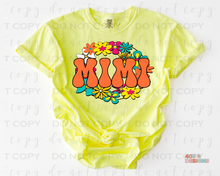 Load image into Gallery viewer, Retro Floral Name/Title Personalized DTF Transfer
