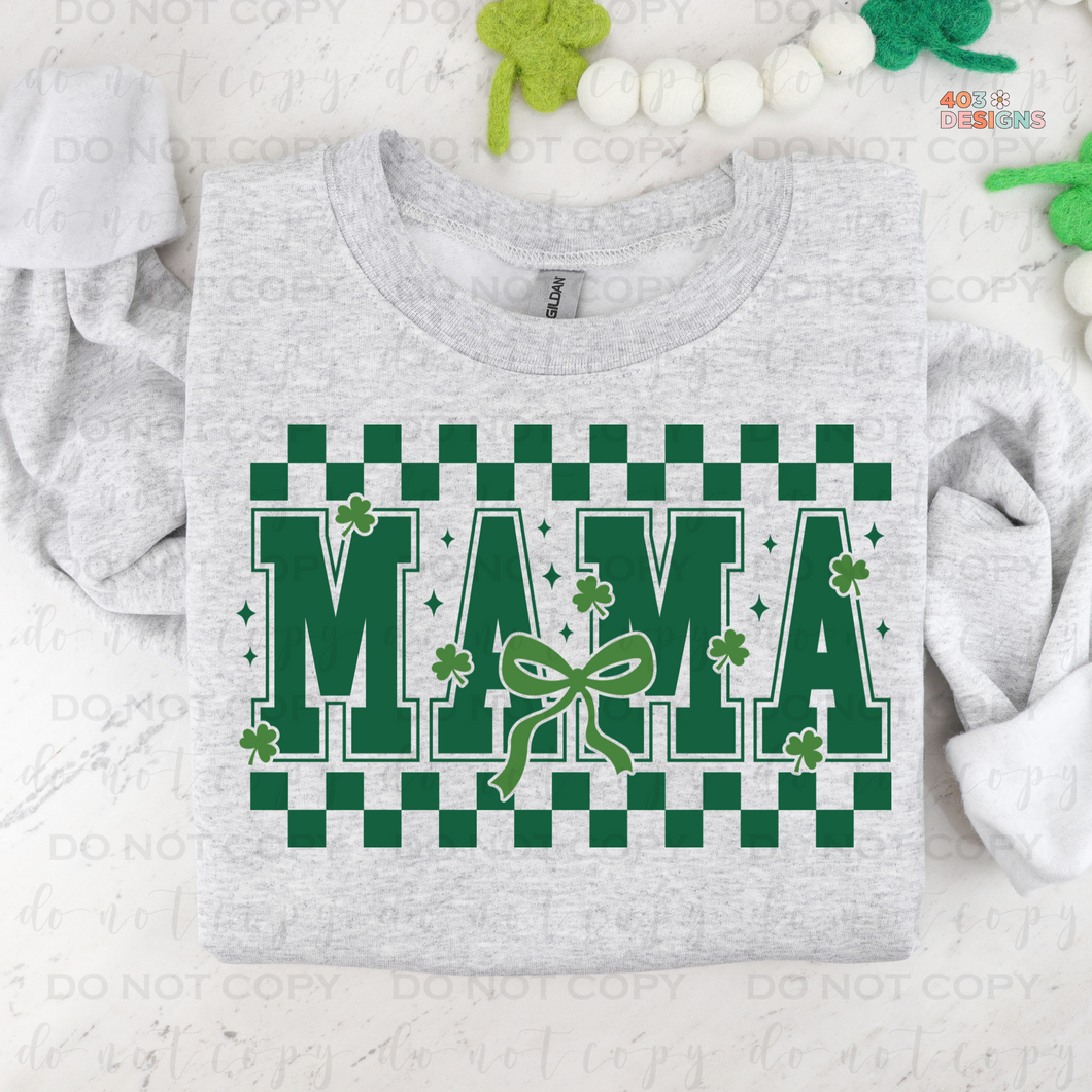 Retro Mama St. Patrick's DTF Transfer