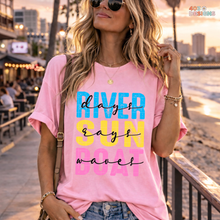 Load image into Gallery viewer, River Sun Boat DTF Transfer
