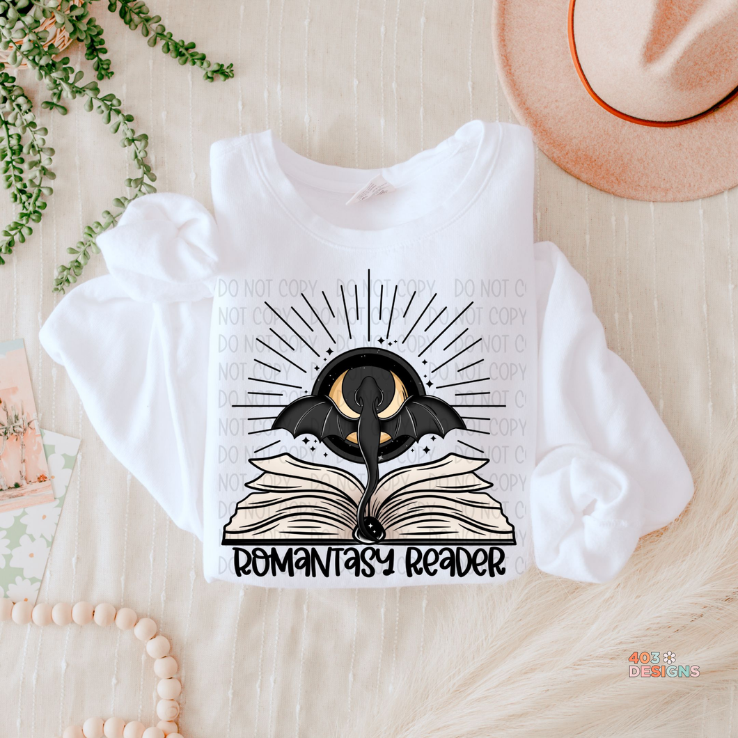 Romantasy Reader DTF Transfer
