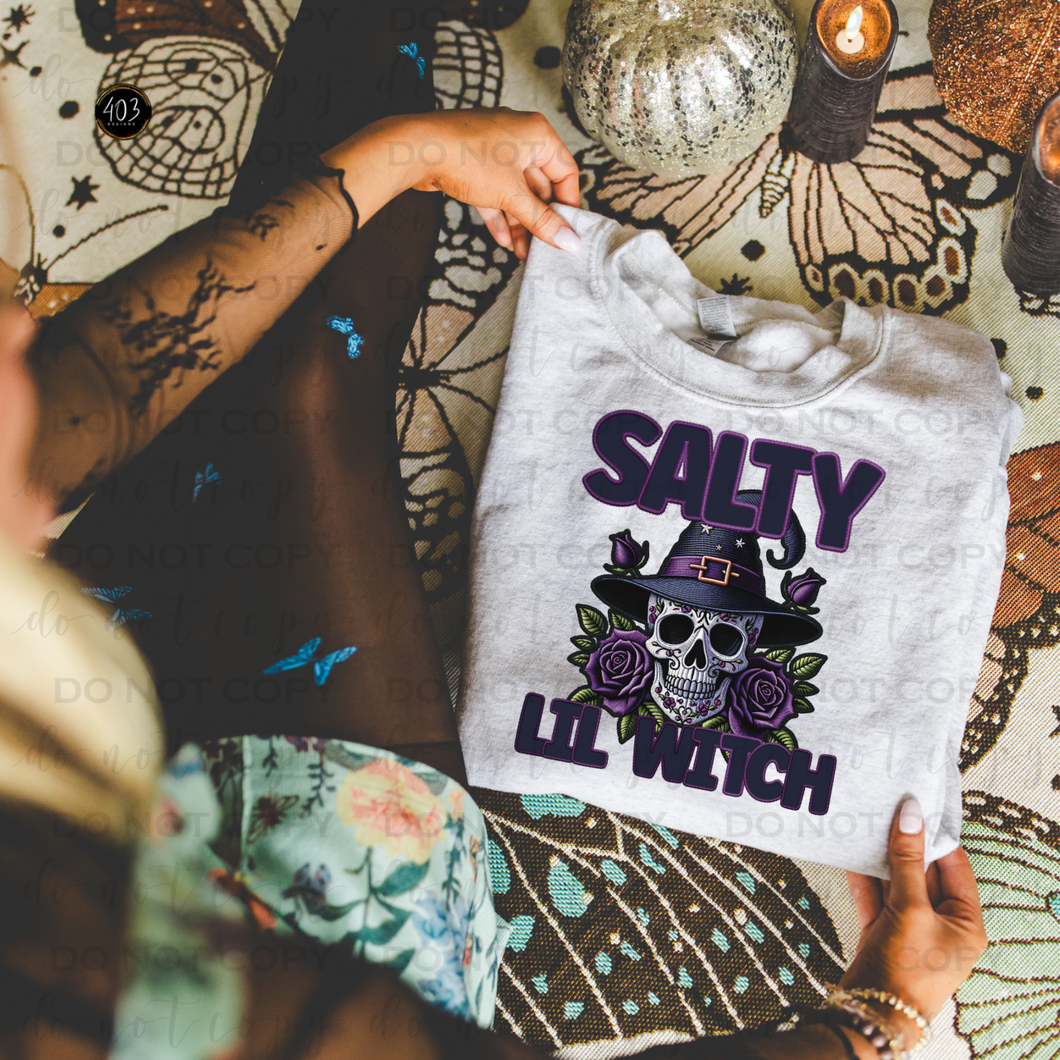 Salty Lil Witch DTF Transfer