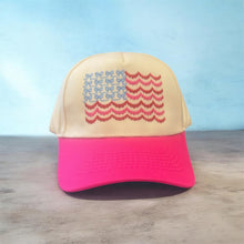 Load image into Gallery viewer, Scallop Flag Embroidered Hat
