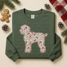 Load image into Gallery viewer, Plaid Floral Dog DTF Transfer
