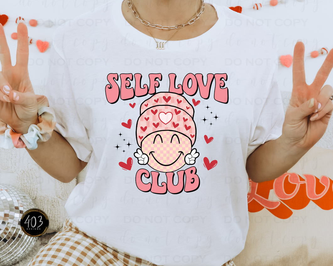 Self Love Club DTF Transfer