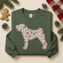 Load image into Gallery viewer, Plaid Floral Dog DTF Transfer
