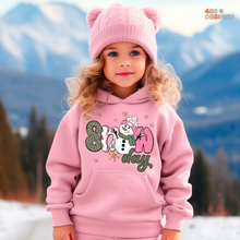 Load image into Gallery viewer, Snow Day Snowman Girl DTF Transfer
