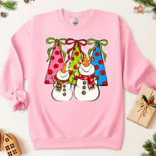 Load image into Gallery viewer, Snowman Christmas Tree DTF Transfer
