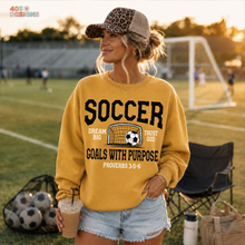 Load image into Gallery viewer, Soccer Goals With Purpose DTF Transfer
