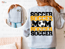 Load image into Gallery viewer, Soccer Mom Personalized DTF Transfer Set
