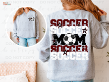 Load image into Gallery viewer, Soccer Mom Personalized DTF Transfer Set
