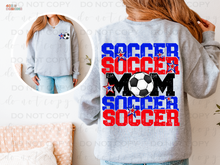 Load image into Gallery viewer, Soccer Mom Personalized DTF Transfer Set
