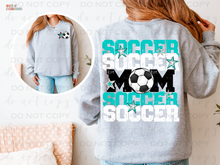 Load image into Gallery viewer, Soccer Mom Personalized DTF Transfer Set
