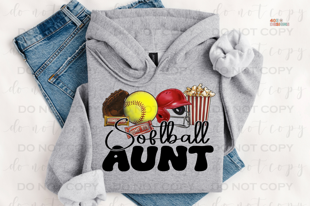 Softball Title Personalized DTF Transfer