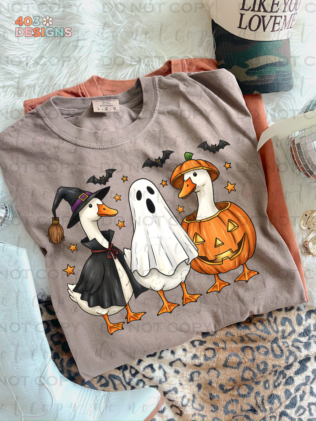 Spooky Geese DTF Transfer
