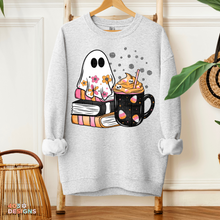 Load image into Gallery viewer, Spooky Reads And Lattes Please DTF Transfer
