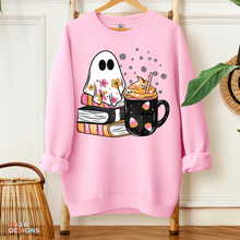 Load image into Gallery viewer, Spooky Reads And Lattes Please DTF Transfer
