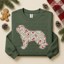 Load image into Gallery viewer, Plaid Floral Dog DTF Transfer
