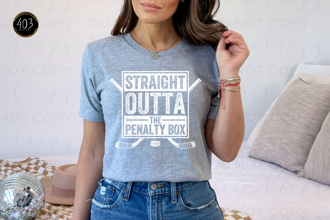 Straight Outta The Penalty Box DTF Transfer