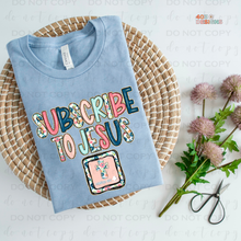 Load image into Gallery viewer, Subscribe To Jesus DTF Transfer
