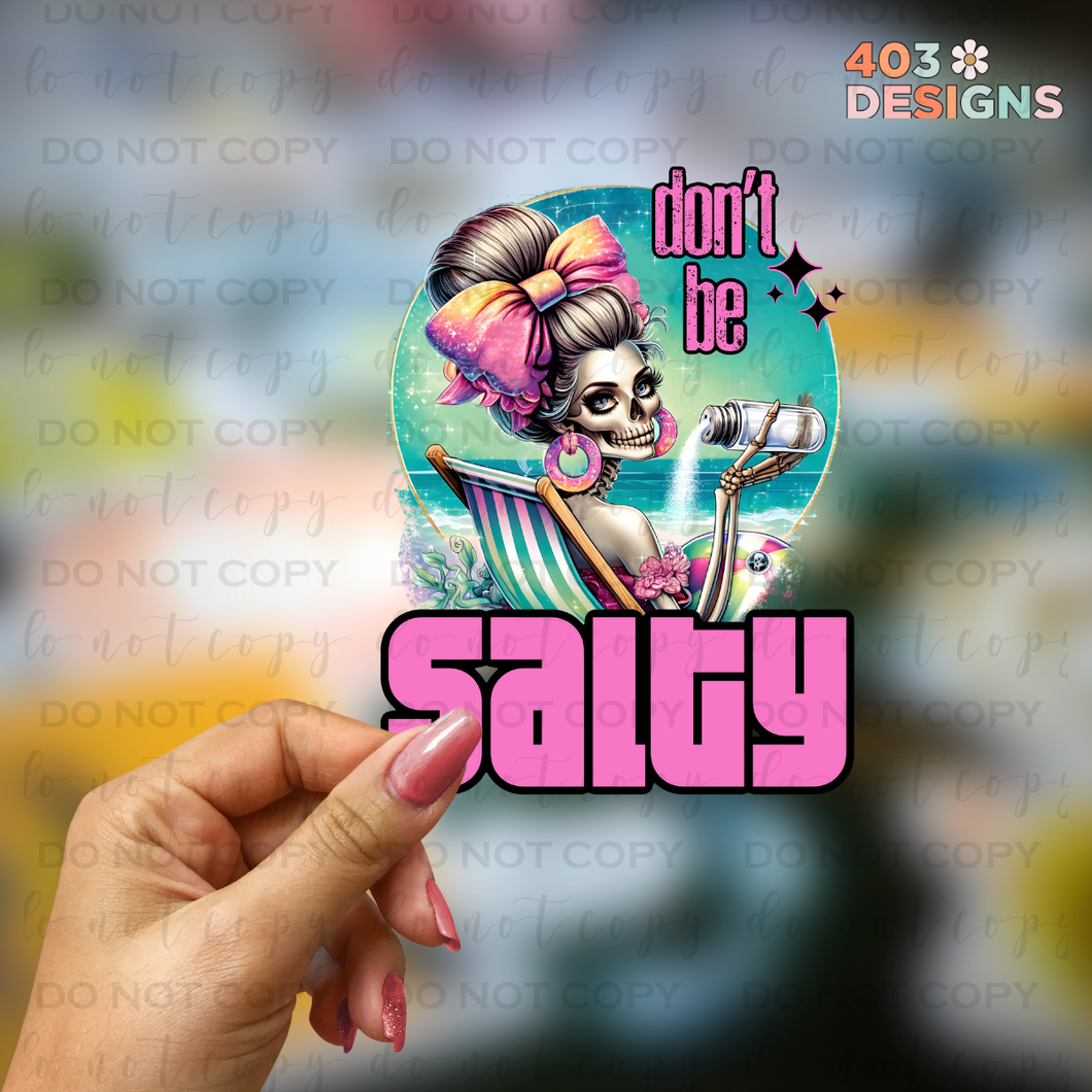 Summer Salty UV Sticker
