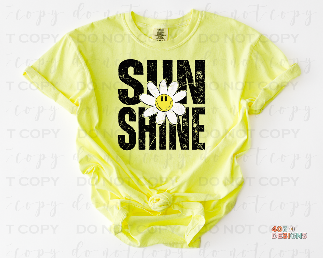 Sunshine Daisy DTF Transfer
