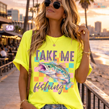Load image into Gallery viewer, Take Me Fishing Catfish DTF Transfer
