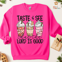 Load image into Gallery viewer, Taste And See Coffee DTF Transfer
