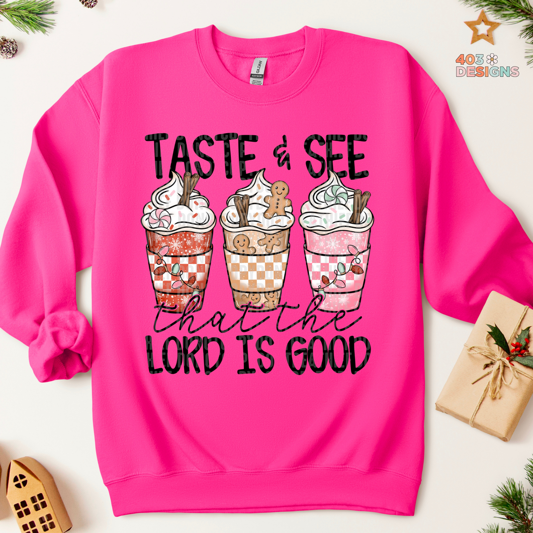 Taste And See Coffee DTF Transfer