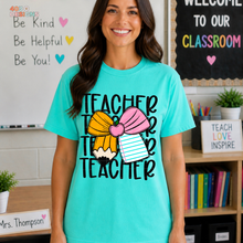 Load image into Gallery viewer, Teacher Stacked DTF Transfer
