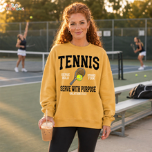 Load image into Gallery viewer, Tennis Serve With Purpose DTF Transfer
