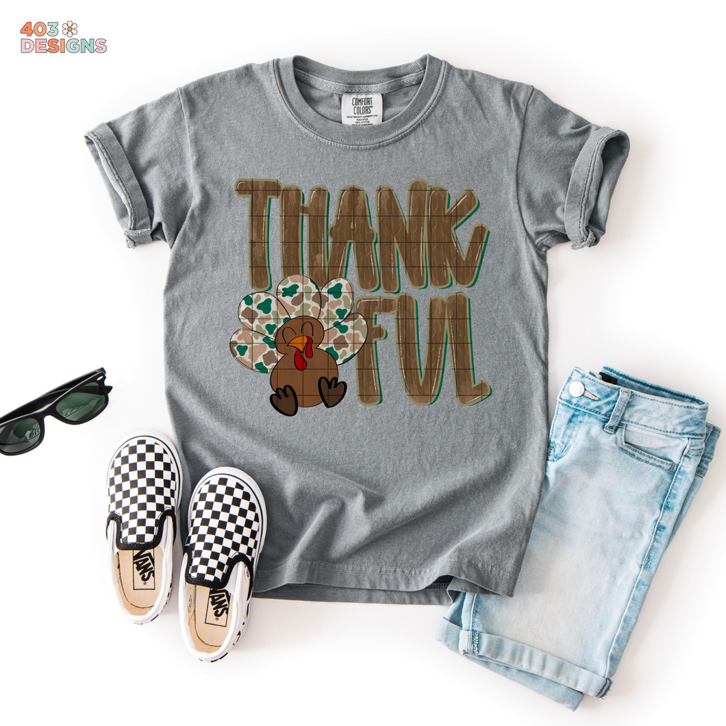 Thankful Camo DTF Transfer