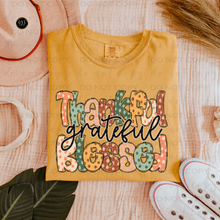Load image into Gallery viewer, Thankful Grateful Blessed DTF Transfer
