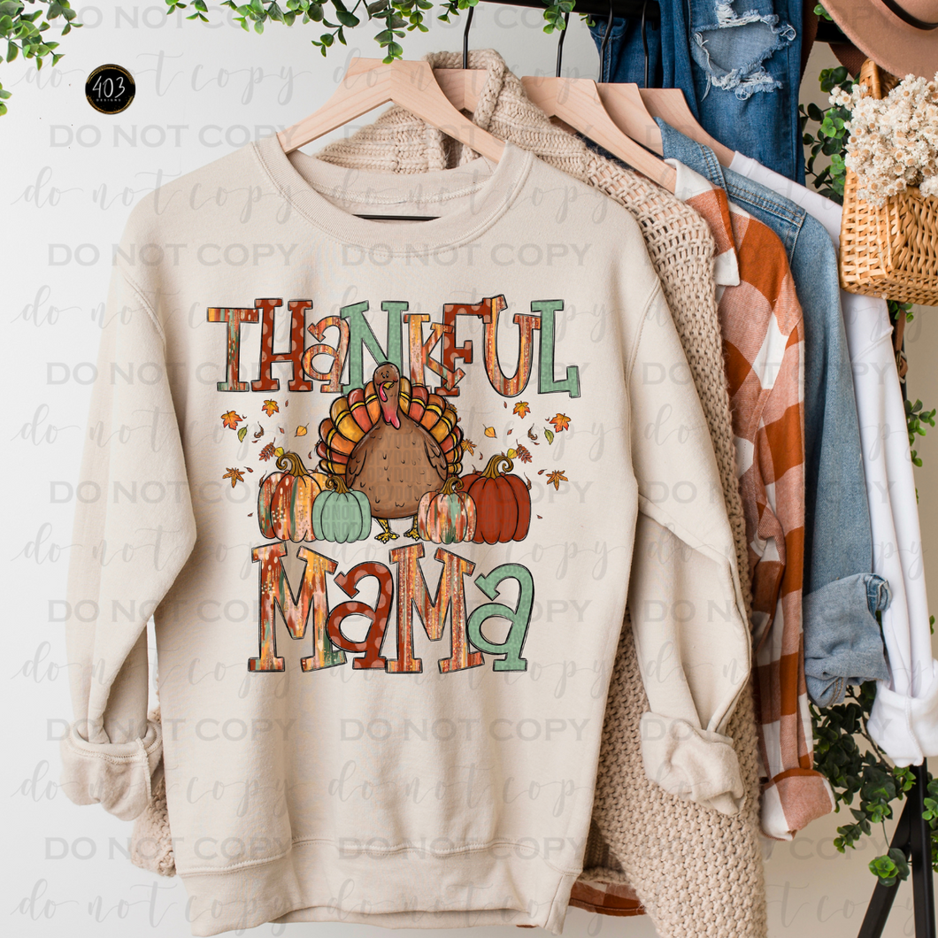 Thankful Mama DTF Transfer