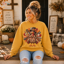Load image into Gallery viewer, Thanksgiving Turkey DTF Transfer

