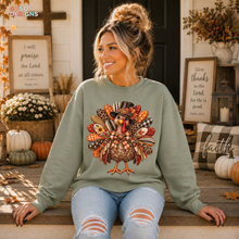 Load image into Gallery viewer, Thanksgiving Turkey DTF Transfer
