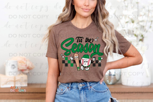 Load image into Gallery viewer, Tis The Season Baseball DTF Transfer
