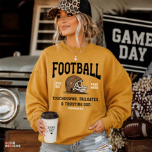 Load image into Gallery viewer, Touchdowns Tailgates Trusting God DTF Transfer
