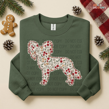 Load image into Gallery viewer, Plaid Floral Dog DTF Transfer

