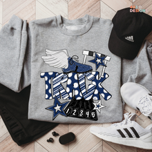 Load image into Gallery viewer, Track Doodle Personalized DTF Transfer
