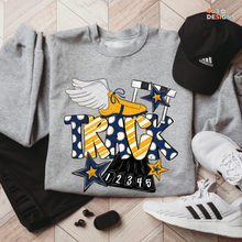 Load image into Gallery viewer, Track Doodle Personalized DTF Transfer
