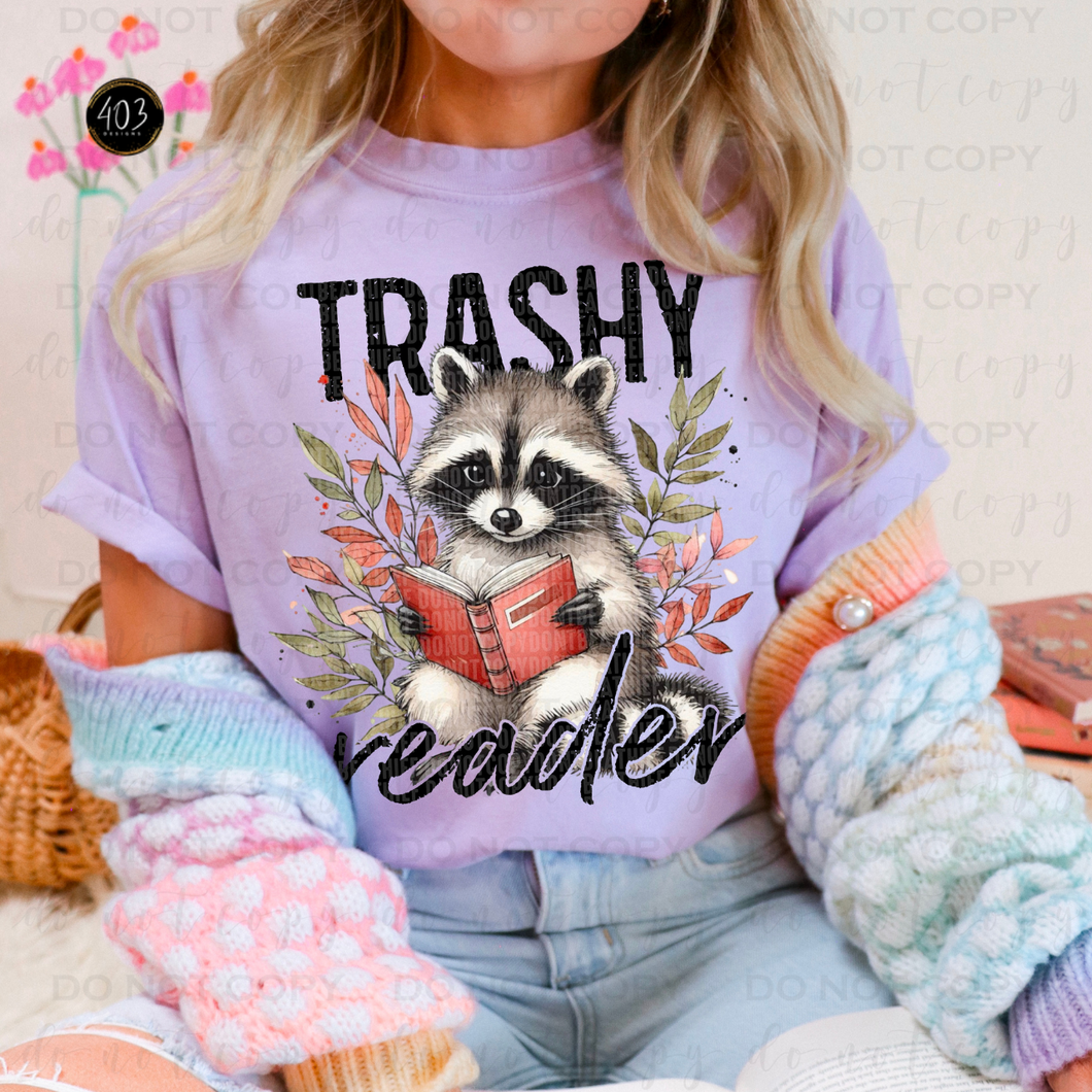 Trashy Reader DTF Transfer