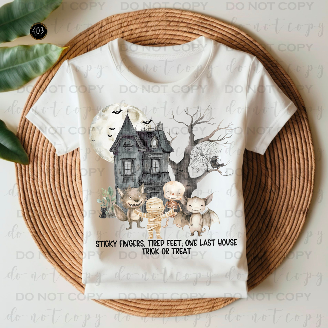 Trick Or Treat DTF Transfer