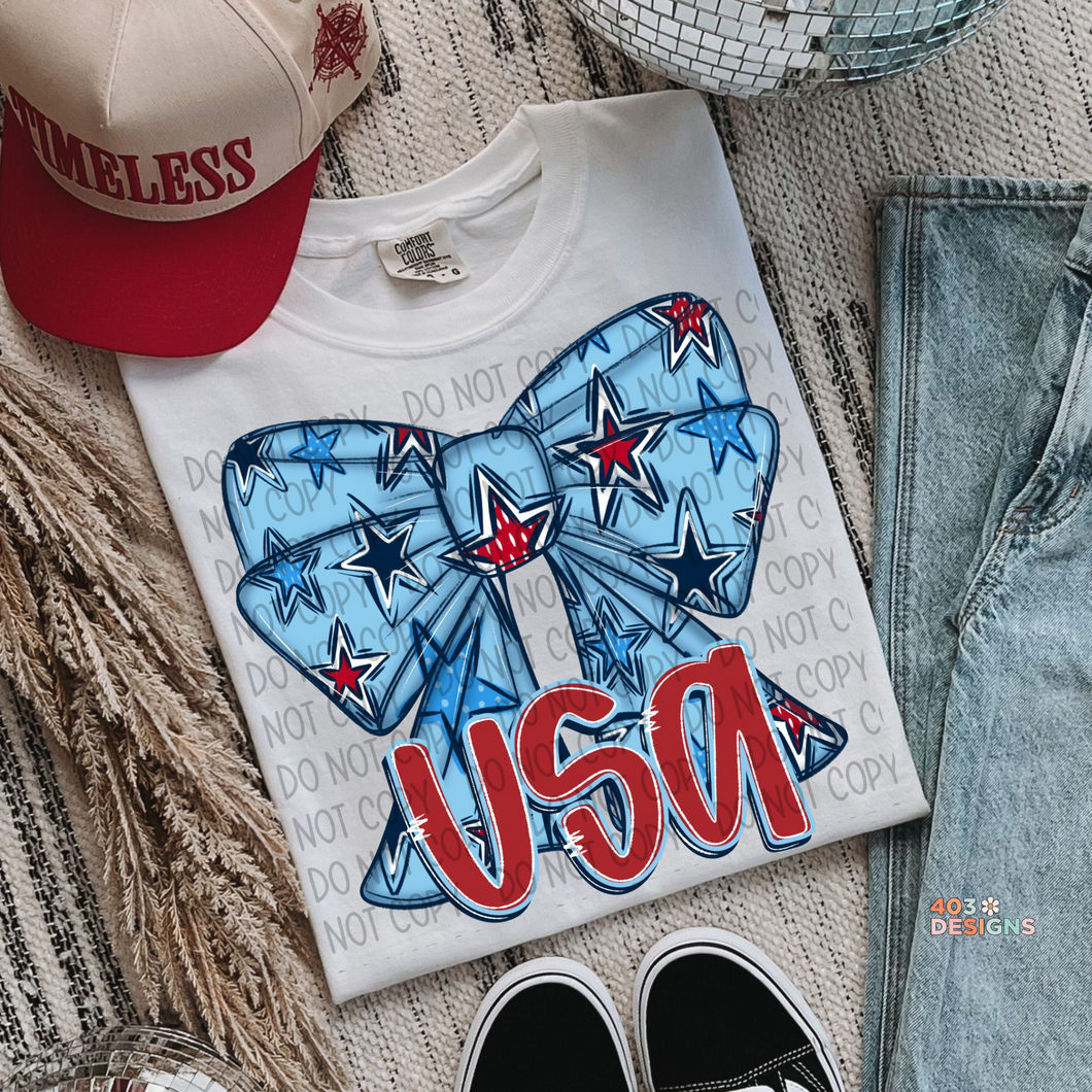 USA Bow DTF Transfer