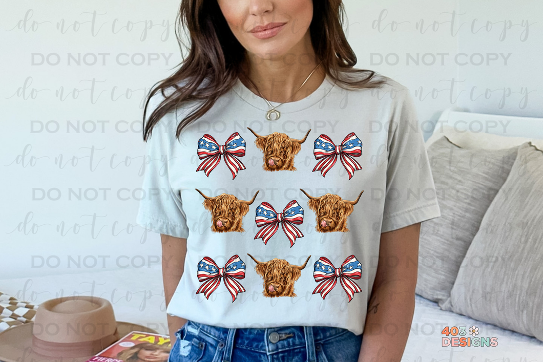 USA Cow DTF Transfer