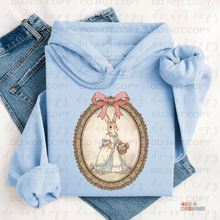 Load image into Gallery viewer, Vintage Portrait Bunny DTF Transfer
