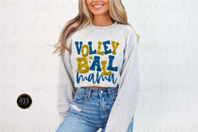Load image into Gallery viewer, Volleyball Mom Faux Sequin DTF Transfer
