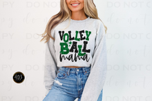 Load image into Gallery viewer, Volleyball Mom Faux Sequin DTF Transfer
