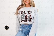 Load image into Gallery viewer, Volleyball Mom Faux Sequin DTF Transfer
