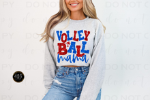 Load image into Gallery viewer, Volleyball Mom Faux Sequin DTF Transfer
